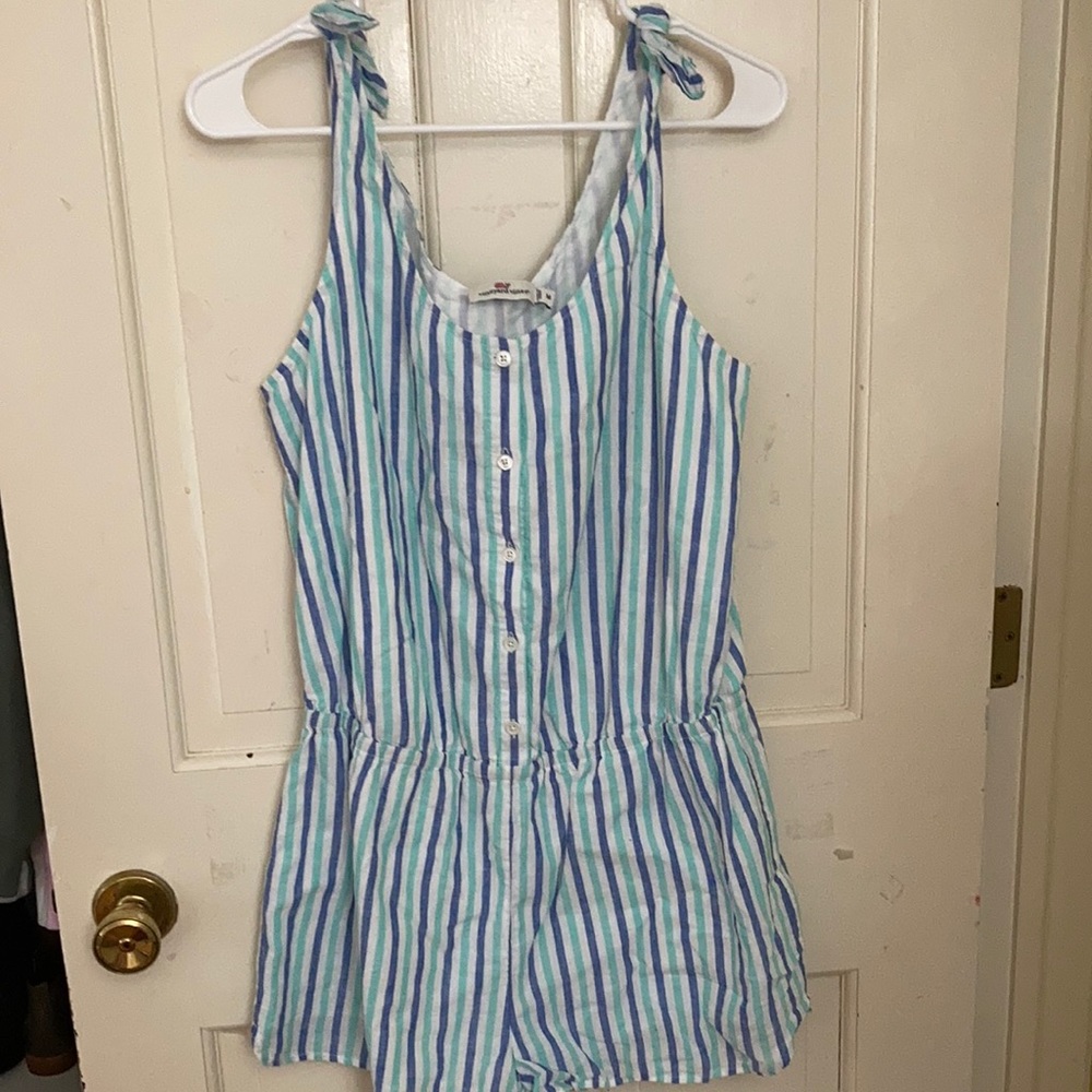 Striped vineyard vines romper